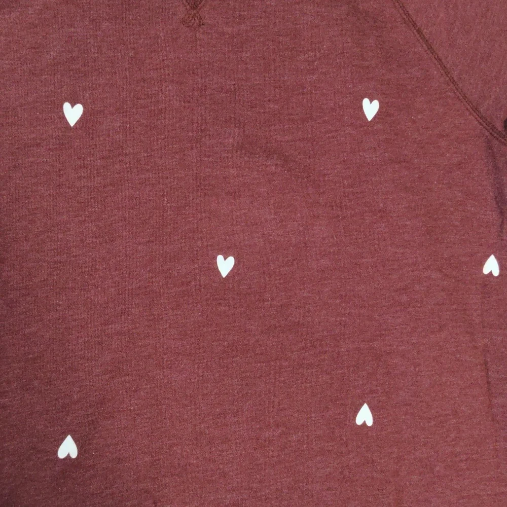 Women's Sonoma French terry long sleeve heart top - Picture 2 of 4
